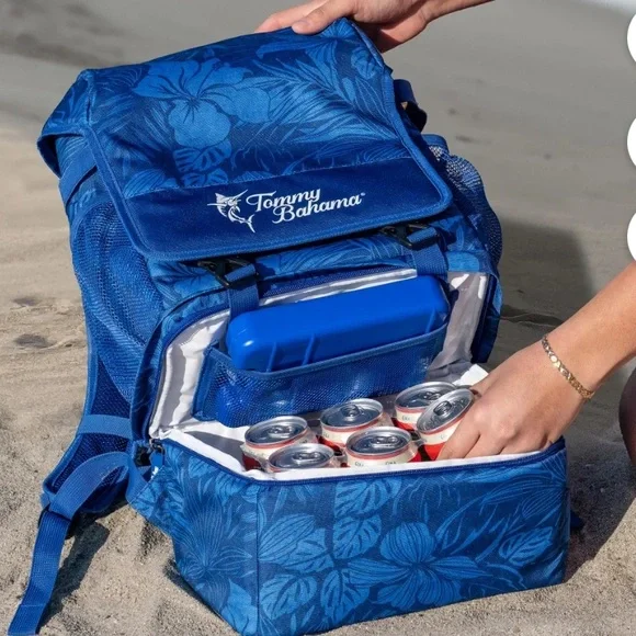 NWT Tommy Bahama Tropical Insulated Backpack Cooler. - Picture 5 of 12